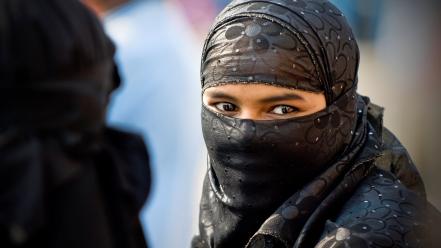 Islam culture eyes hijab ninjas wallpaper