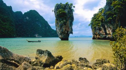 James bond national park thailand islands landscapes wallpaper