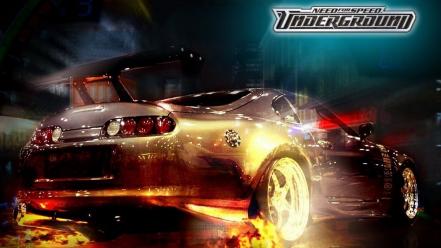 Need for speed underground toyota supra cars games wallpaper