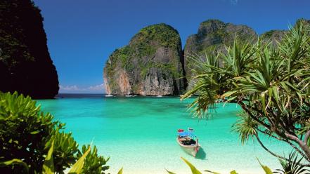 Thailand islands paradise sea wallpaper