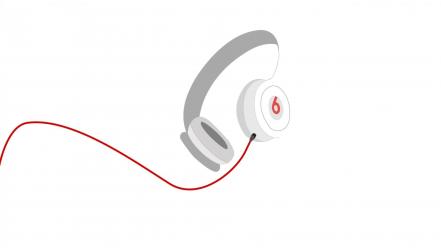 Beats by drdre abstract minimalistic music simple wallpaper