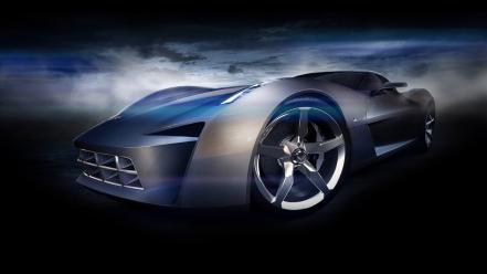 Chevrolet corvette stingray concept cars futuristic wallpaper