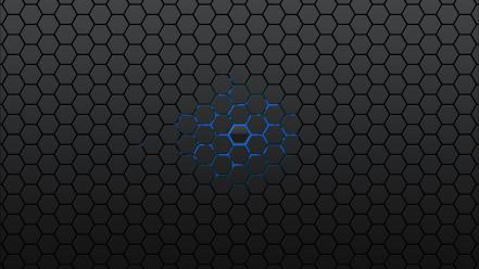 Abstract hexagons patterns wallpaper