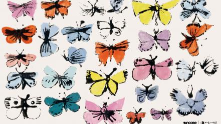 Andy warhol incase butterflies wallpaper