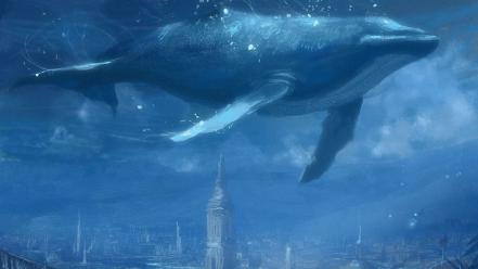 Animals artwork fantasy art futuristic underwater wallpaper