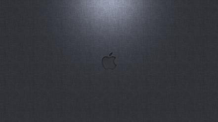 Apple inc gray logos minimalistic wallpaper