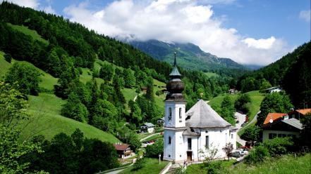 Bavaria germany churches wallpaper