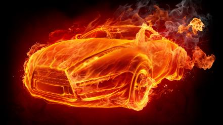 Cars flames wallpaper