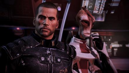 Commander shepard mass effect 3 mordin solus salarian wallpaper