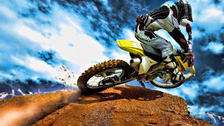 Hdr photography bike motocross offroad vehicles wallpaper