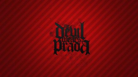 The devil wears prada logo black minimalistic wallpaper