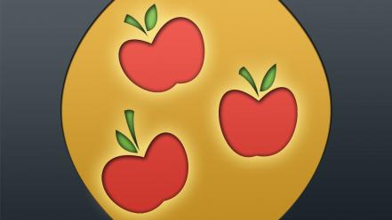 Applejack cutie mark my little pony emblems wallpaper