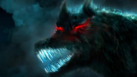 Demons dogs drawings grim monsters wallpaper