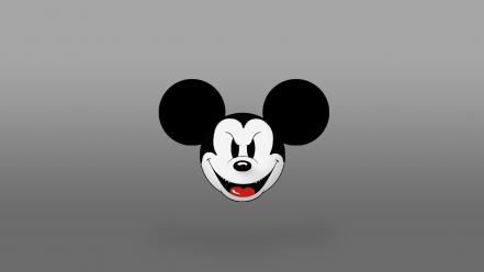 Mickey mouse cartoons logos minimalistic simple wallpaper