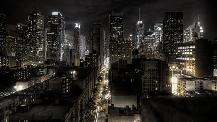 New york city usa lights cityscapes maps wallpaper