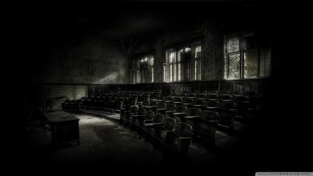 Abandoned indoors old buildings wallpaper
