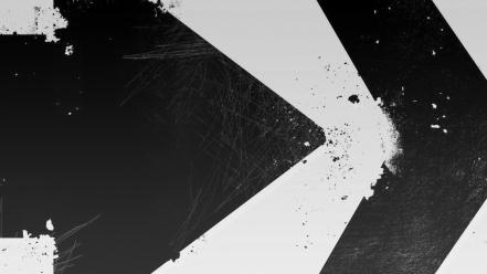 Abstract arrows black directions paint wallpaper