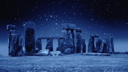 England stonehenge stars wallpaper