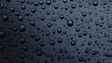 Grid lot textures water drops wallpaper