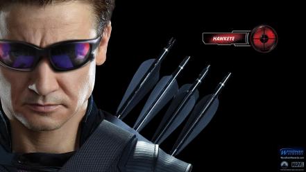 Hawkeye jeremy renner the avengers movie faces wallpaper