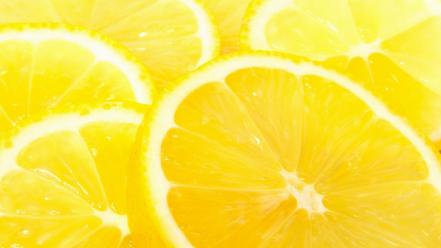 Lemons slices wallpaper