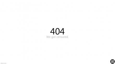 404 censored minimalistic text white background wallpaper