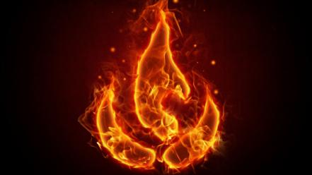 Avatar the last airbender fire symbol wallpaper