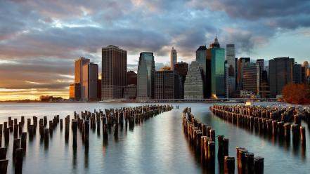 Brooklyn cities cityscapes city skyline skyscrapers wallpaper