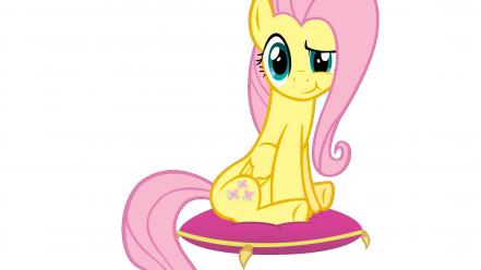 Fluttershy my little pony pillows simple background wallpaper