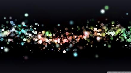 Abstract colored particles wallpaper