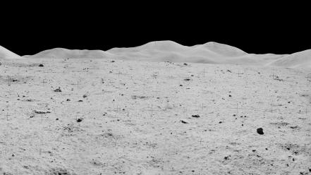 Apollo moon landing multiscreen panorama wallpaper