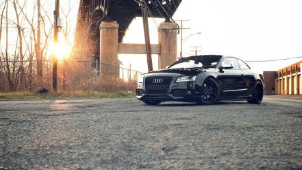 Audi a5 german cars auto black coupe wallpaper
