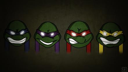 Leonardo michaelangelo teenage mutant ninja turtles donatello minimalistic wallpaper