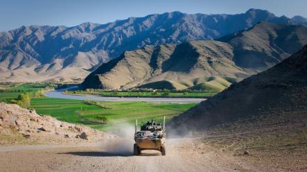 Afghanistan landscapes men military mountains wallpaper