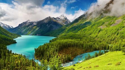 Altai russia nature republic wallpaper