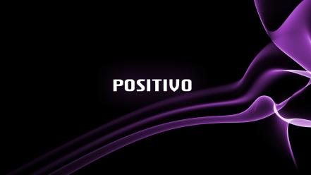 Black dark minimalistic positivo purple wallpaper