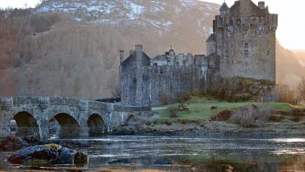 Buildings castles landscapes rivers wallpaper