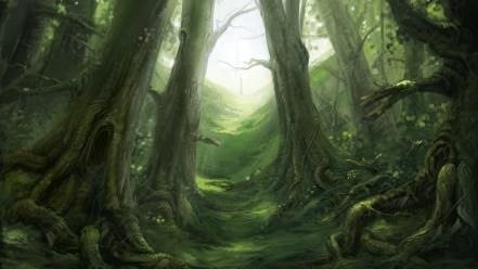 Fable artwork forests video games wallpaper