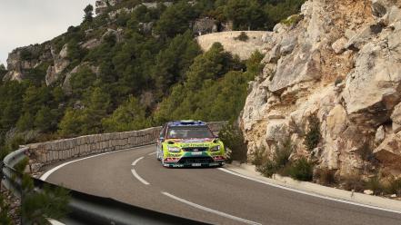 Ford focus wrc spain world rally championship asphalt wallpaper