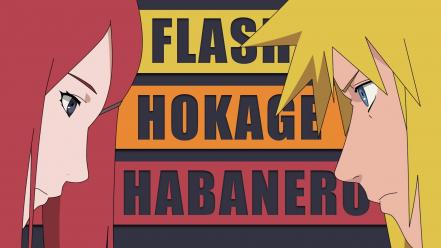 Hokage minato namikaze naruto shippuden uzumaki kushina yondaime wallpaper