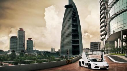 Lamborghini aventador malaysia architecture buildings wallpaper