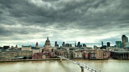 London architecture buildings cityscapes clouds wallpaper