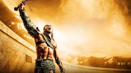 Of the arena tv series gladiator swords wallpaper