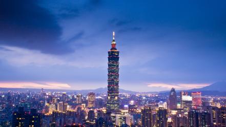 Taipei 101 architecture wallpaper