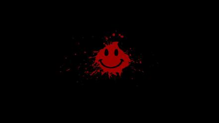 Watchmen smiley face splatters wallpaper