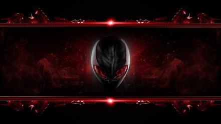 Alienware red wallpaper