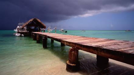 Tobago islands piers pigeons point wallpaper