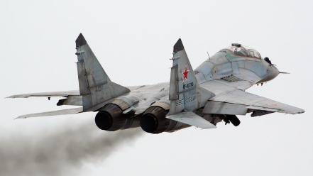 Aircraft mig-29 fulcrum russian air force wallpaper
