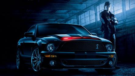 Cars muscle ford mustang knight rider widescreen wallpaper
