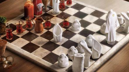 Fantasy chess scary people animation entertainment wallpaper